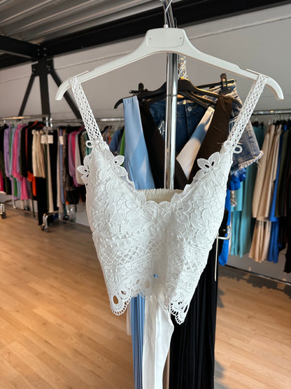 Bohemian Top Met Strik | Turquoise